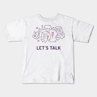 Let's talk about alphas Kids T-Shirt